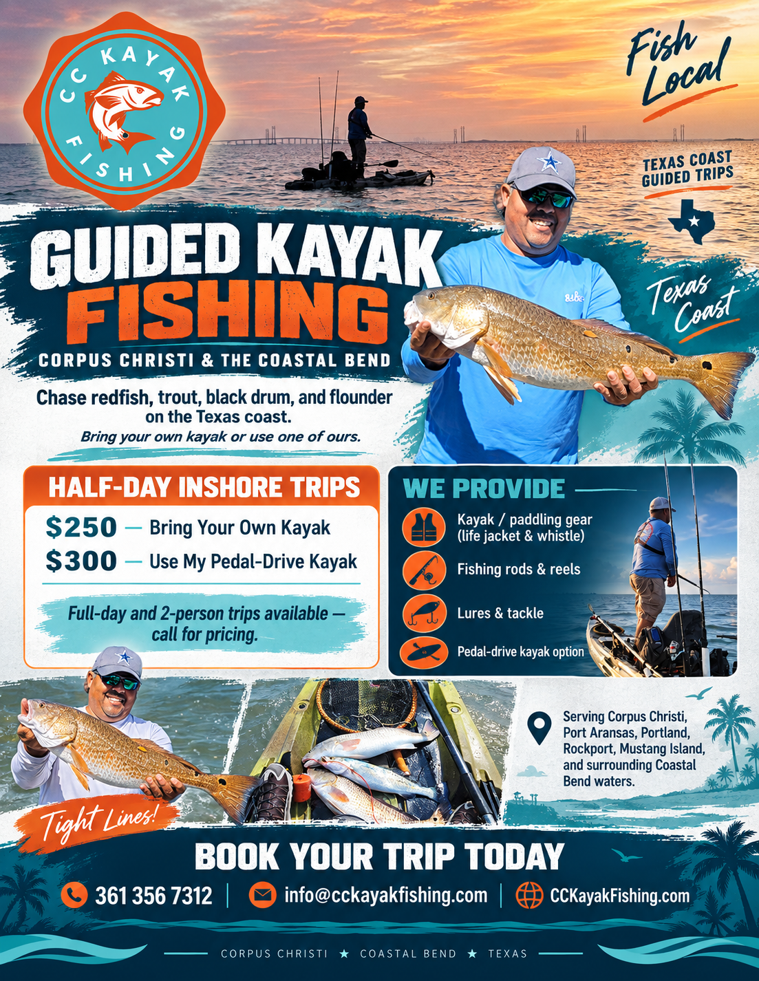 CC Kayak Fishing Guide
